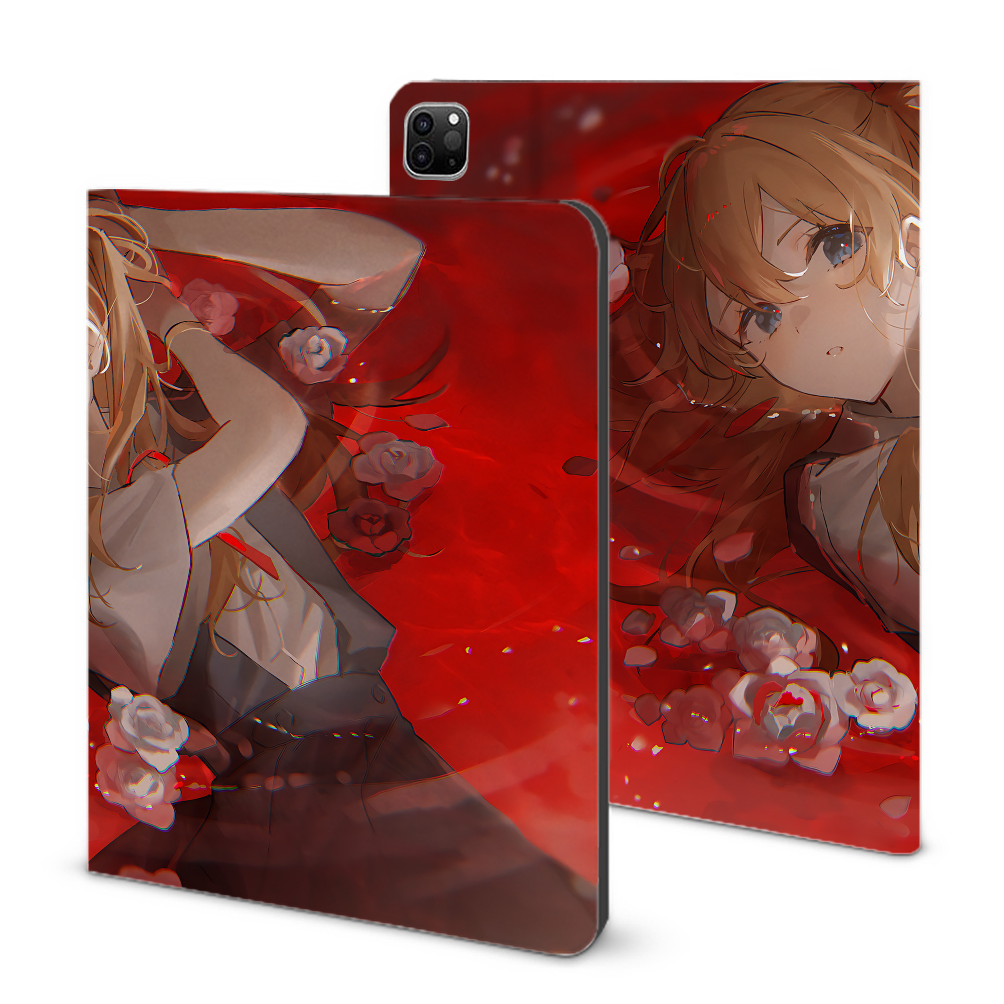 （画像用） EVA 新世紀エヴァンゲリオン IPad ケース ブック型 PUレザー TPU 耐衝撃 軽量 薄型 ペン収納なし 全面保護 IPad 各モデル対応